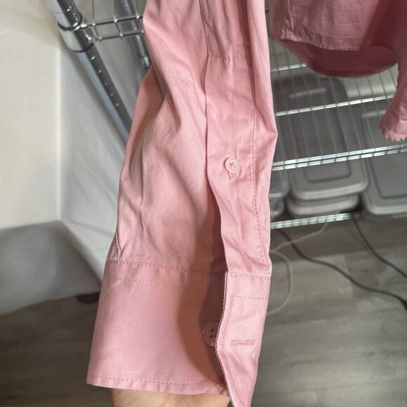 Ami Alexandre Mattiussi Men's Pink Button Up Shirt Size 36 Euro Summer Tailored - Picture 11 of 15